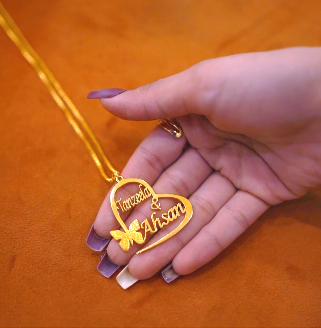 Butterfly Name Necklace